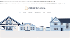 Desktop Screenshot of carriebenuska.com