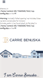 Mobile Screenshot of carriebenuska.com